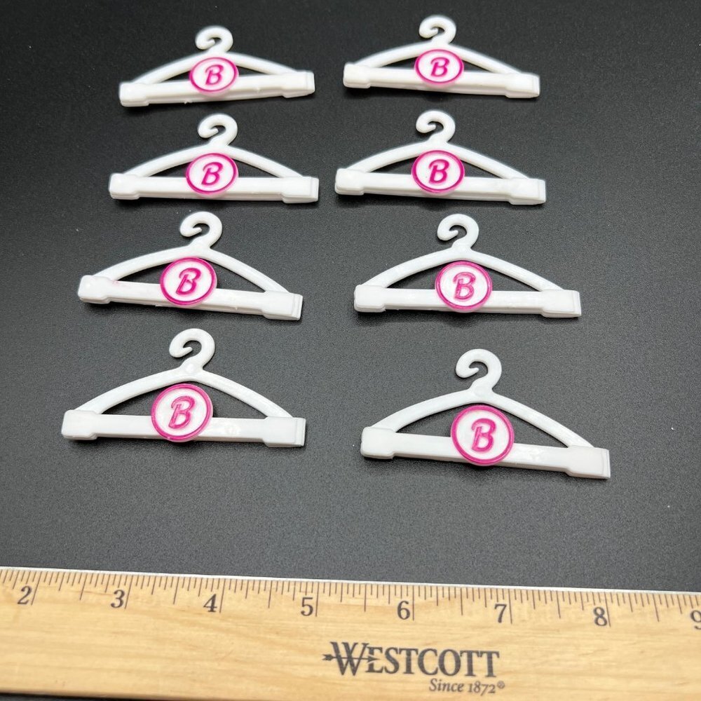 Barbie Doll Hangers Accessories 8 piece lot vintage 1999?